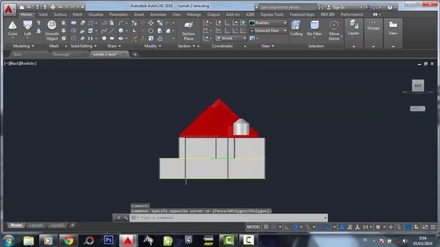 Rumah 2 L T, Type 438 3dimensi Autocad # 5 смотреть онлайн