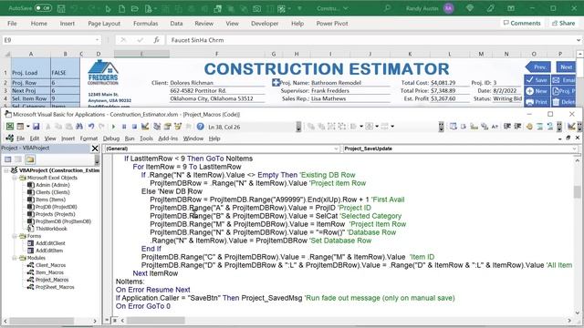 How To Create A Complete Construction Estimator In Excel [+ FREE DOWNLOAD] смотреть онлайн