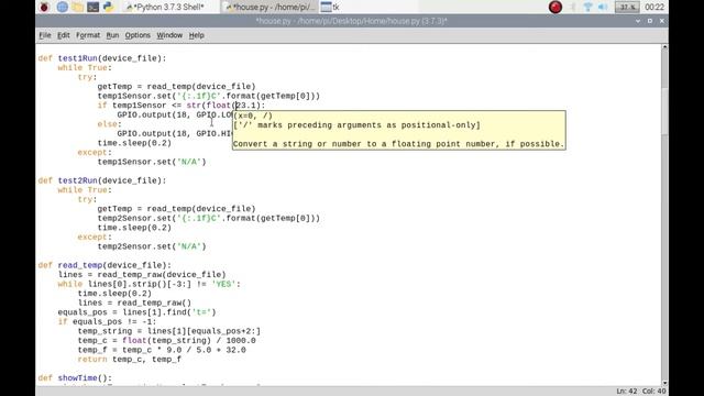 Heating & Security Control Part 17 - Raspberry Pi coding python tkinter gui смотреть онлайн