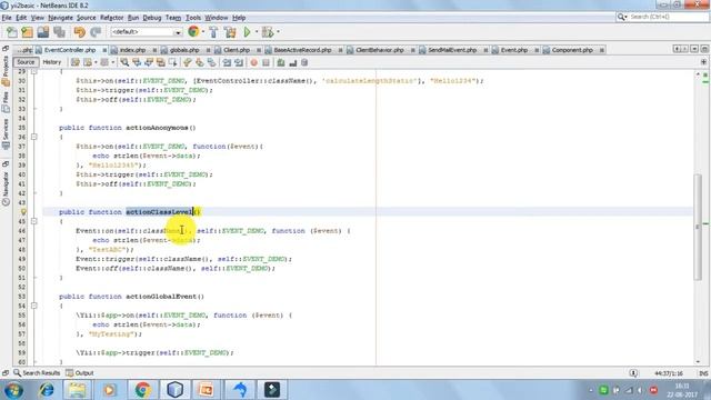 Yii2 Tutorials #16 - Events смотреть онлайн