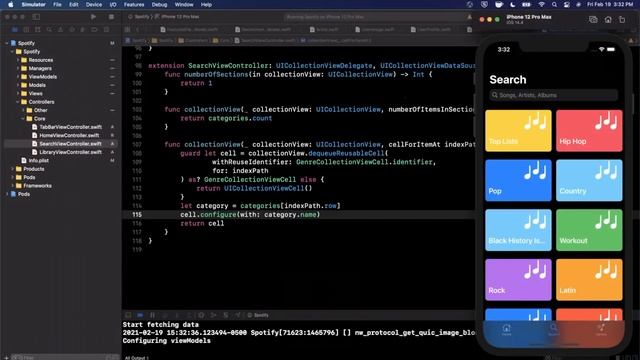 Building Spotify App in Swift 5 & UIKit - Part 15 - Categories (Xcode 12, 2021, Swift 5) смотреть онлайн