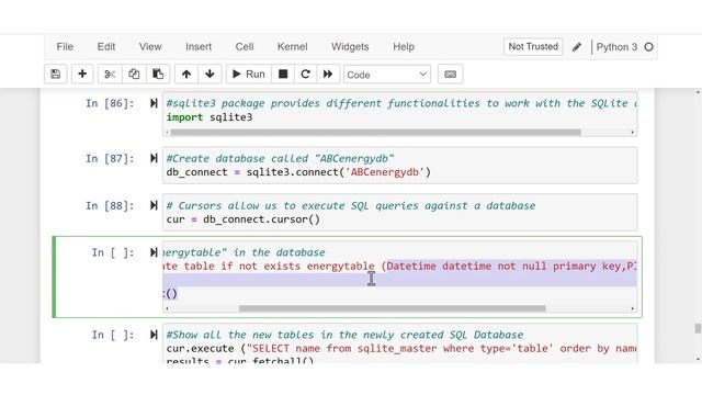 Create and Store your Data into SQL Database in Jupyter Notebook смотреть онлайн