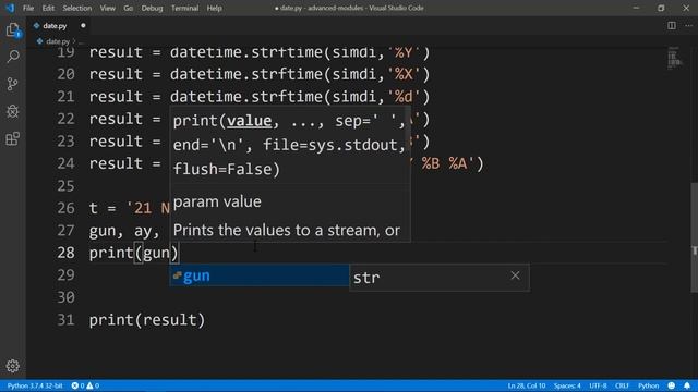 Python - Datetime Modülü смотреть онлайн