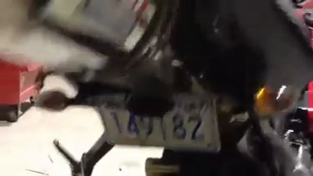 Rear view cam & monitor on Honda CBR600RR смотреть онлайн