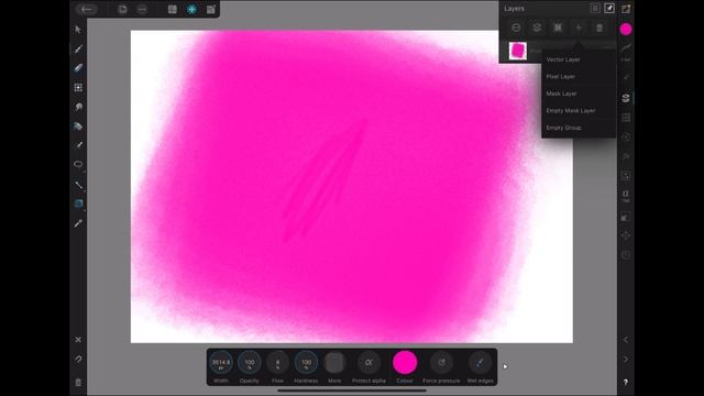 Affinity Designer IPAD - Drawing INSIDE objects (clip mask) смотреть онлайн