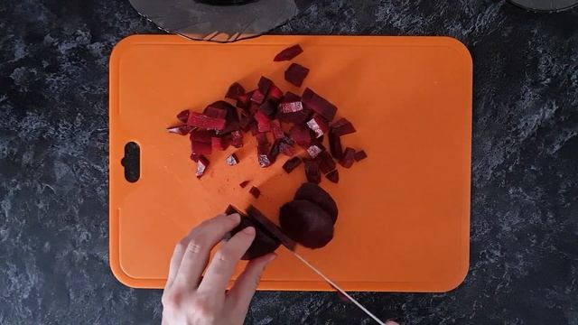 Салат с фасолью и свеклой. Постный салат. Постная кухня. Salad with beans and beets. Lean salad. смотреть онлайн