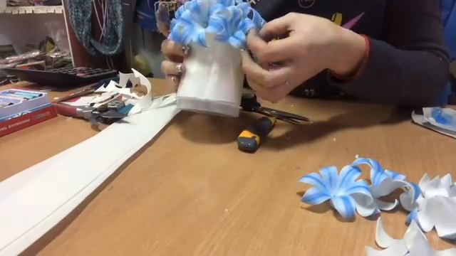 Гиацинт из изолона светильник Бесплатный МК. Подарок на 8 марта смотреть онлайн