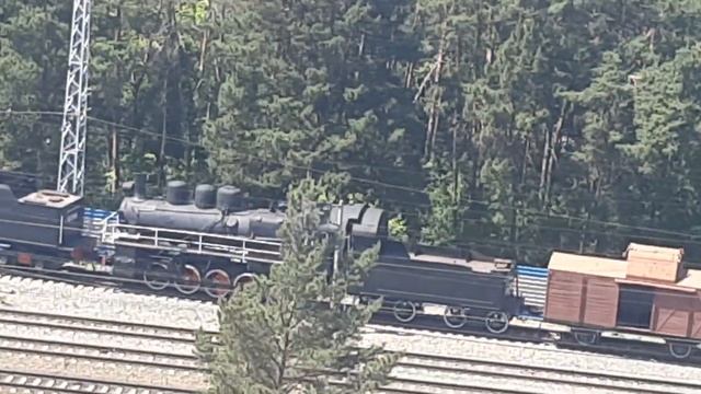 Увозят паровозы из музея паровозов (20.06.2019 Новосибирск) смотреть онлайн