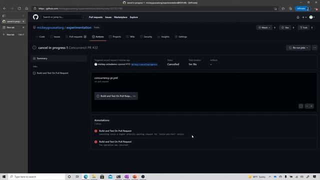 GitHub Actions: Concurrency смотреть онлайн