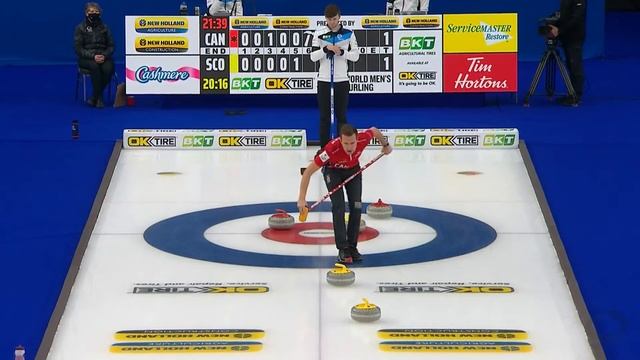 Canada V Scotland - 4v5 Qualification Game - World Men's Curling Championship 2021