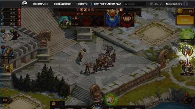 Vikings War of Clans обзор игры смотреть онлайн