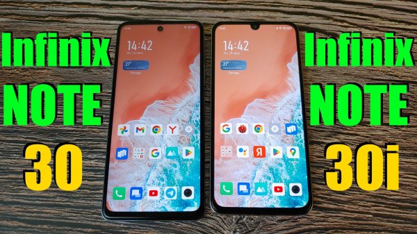 INFINIX NOTE 30 vs INFINIX NOTE 30i Живое Сравнение