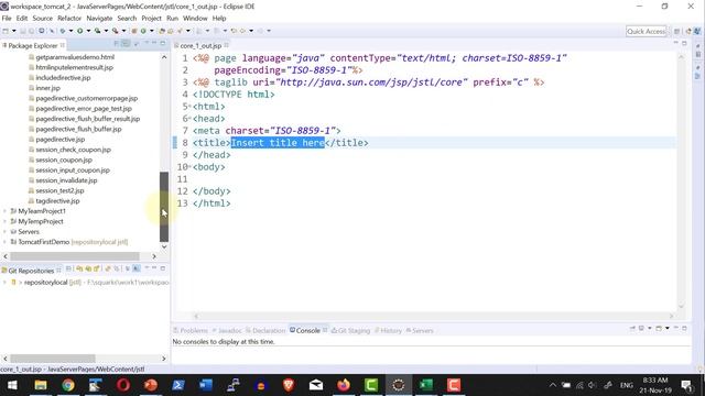 JSTL Core Part1 - Video 48 смотреть онлайн