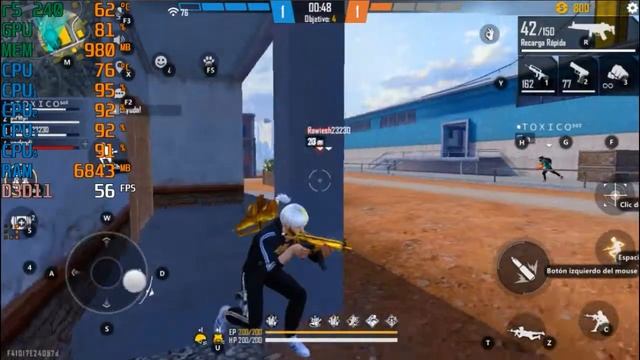 free fire - AMD Radeon R5 240 1GB - i5-2400 смотреть онлайн