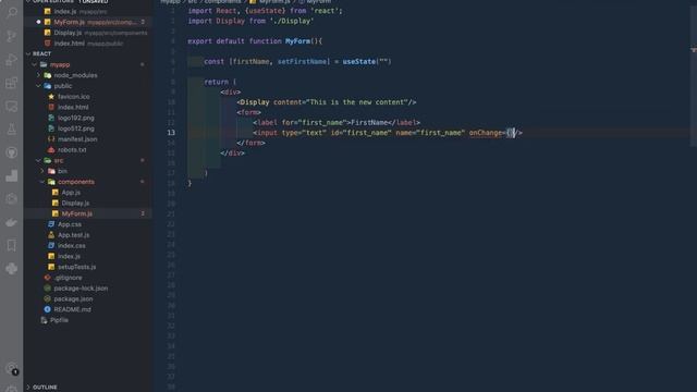 REACT TUTORIAL - 2. HANDLE REACT FORM DATA смотреть онлайн