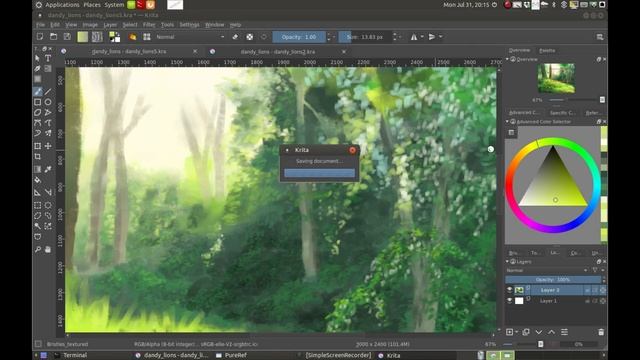 Digital landscape painting - Start to Finish смотреть онлайн