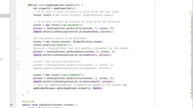 Android Widget ShutDown смотреть онлайн