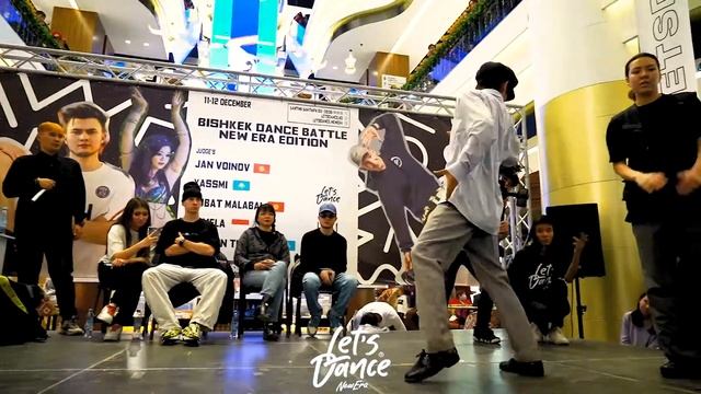 Bishkek Dance Battle NYE/All-Styles Semi Final/Chingiz vs Jasya /Студия танцев Let's Dance в Бишкек смотреть онлайн