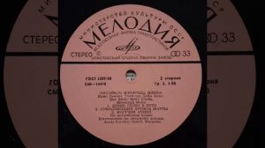 MANFRED MANN'S EARTH BAND. (Side 2) Vinyl. АНСАМБЛЬ МЭНФРЕДА МЭННА. (Сторона 2). Винил. С60-14417-1