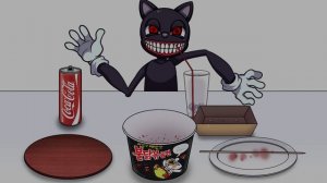 Mukbang Animation Various food Set eating Mukcat & Cartoon Cat Complete edition 02