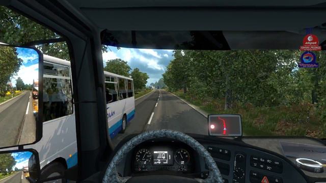 Euro Truck Simulator 2 - Episode 128 - Mercedes-Benz Axor Ultimate v3.1 [Hungary Map] смотреть онлайн