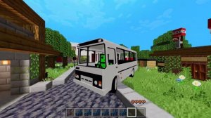 МОД НА ПАЗ(АВТОБУС) ДЛЯ МАЙНКРАФТ ПЕ | АВТОБУС В МАЙНКРАФТ