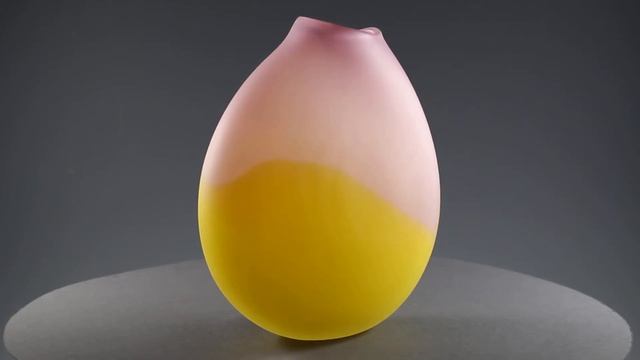 Glass Gem Vase by Grant Donaldson (Pink/Yellow) смотреть онлайн
