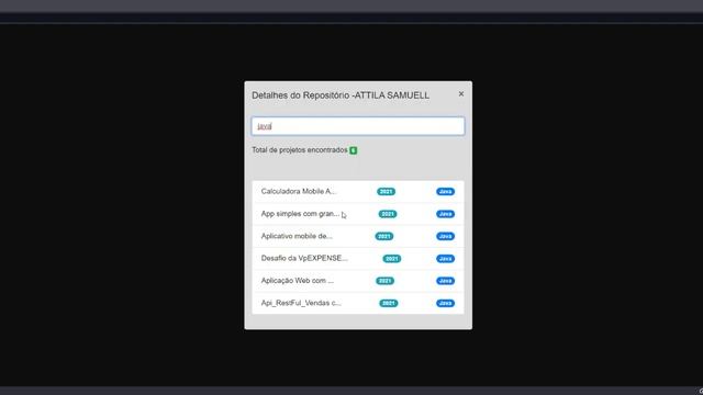 Consumo Api GitHub #Laravel #Livewire #GitHub #ConsumoAPI #API #css