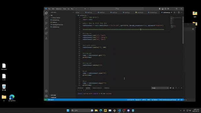 레디스 5 : Redis 파이썬 클라이언트 사용법 смотреть онлайн