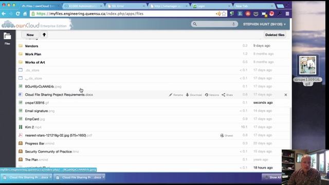 Using the Owncloud web client смотреть онлайн