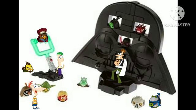 phineas and ferb angry birds star wars darth Vader's lightsaber game смотреть онлайн