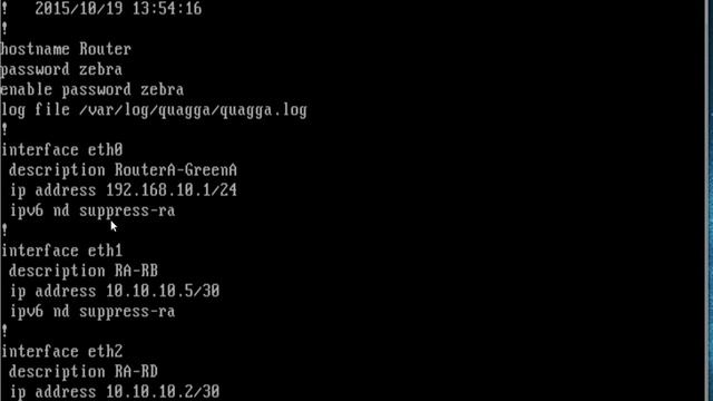 Centos Quagga OSPF Multiarea смотреть онлайн