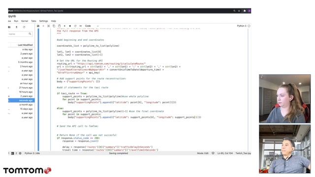 Taxi Drivers and the Fastest Route with Jupyter Notebook and the TomTom Maps APIs смотреть онлайн