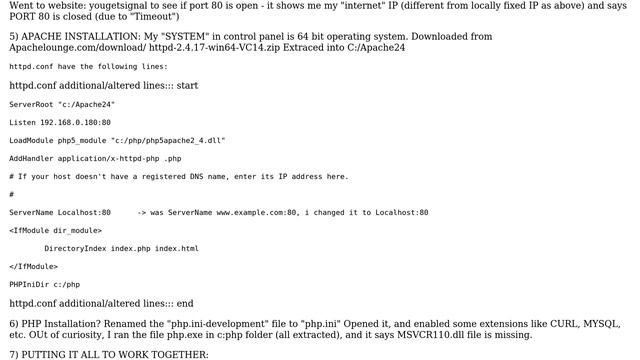 How to setup a website server on local lan on Windows 8 - Apache.PHP.MySQL? смотреть онлайн