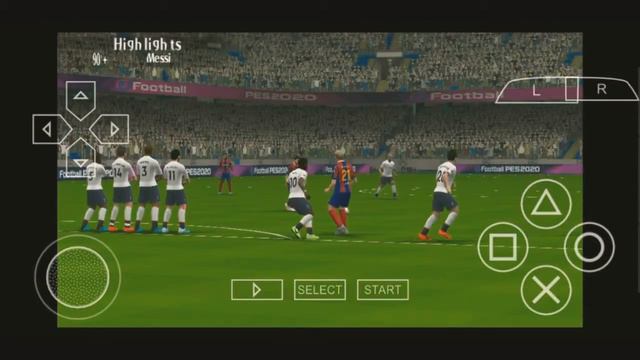 Messi free kick vs Liverpool recreated | PES 2020 PPSSPP | Android Gameplay смотреть онлайн