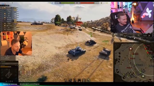 Джов смотрит свои бомбежки в World Of Tanks (2022)