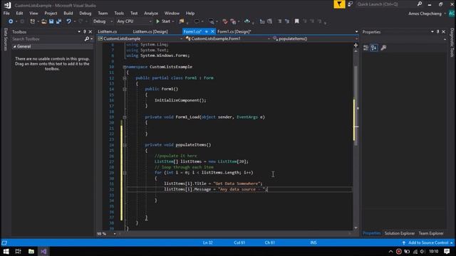 C# CustomList Using UserControl And FlowLayoutPanel смотреть онлайн