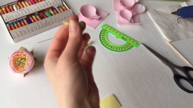 Серединка для пиона. Пион из зефирного фоамирана-Часть 1. смотреть онлайн