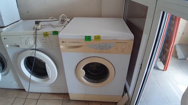 Обзор стиральной машины LG 7кг 800 об/мин цена с уценкой 8500р смотреть онлайн