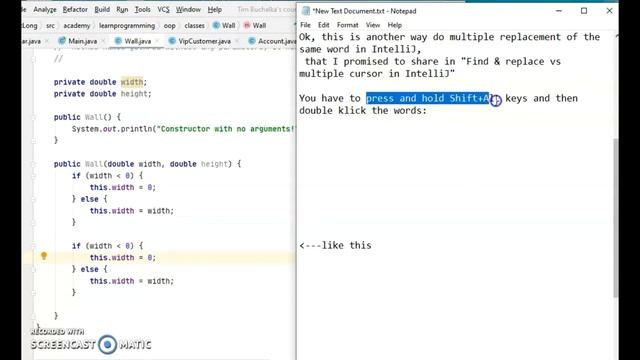 Another way to replace multiple instances of the same word in IntelliJ смотреть онлайн