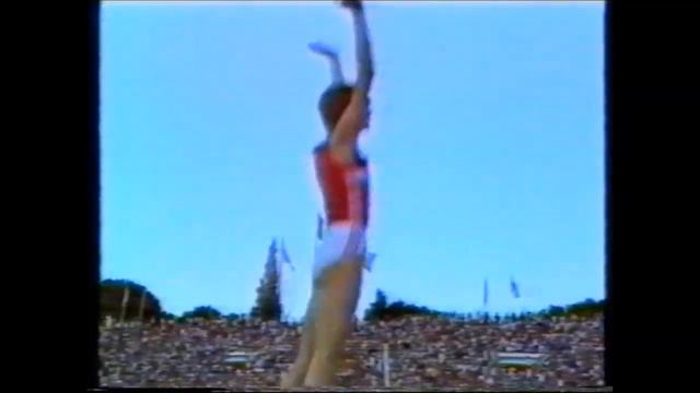 Stefka Kostadinova HIGHJUMP 2.09 Meters 1987 World Championships.