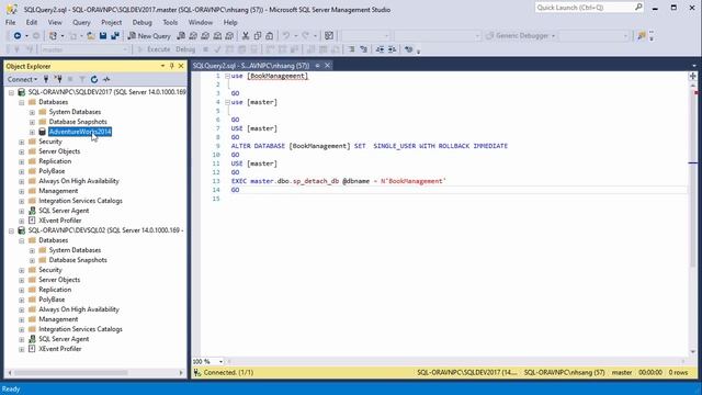 [Tự học SQL Server] Bài 17 - Detach và Attach, đem CSDL từ máy này sang máy khác. смотреть онлайн