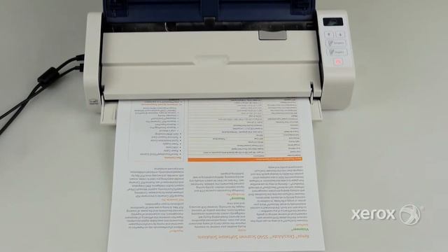 Le scanner portable Xerox Duplex facilite la capture de documents rapide et facile смотреть онлайн