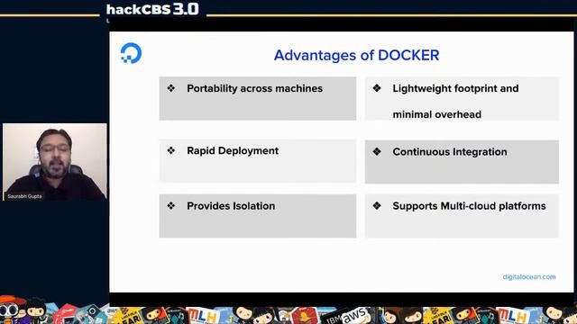 Docker 101: Deploying Applications faster with Docker - Saurabh Gupta | hackCBS 3.0 смотреть онлайн