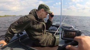 Лодка Робинзон 400 на волне, часть 2