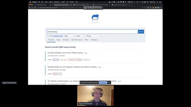 Elvis GitHub Issue Tracker - Ingo Schommer - StripeCon 2020 смотреть онлайн