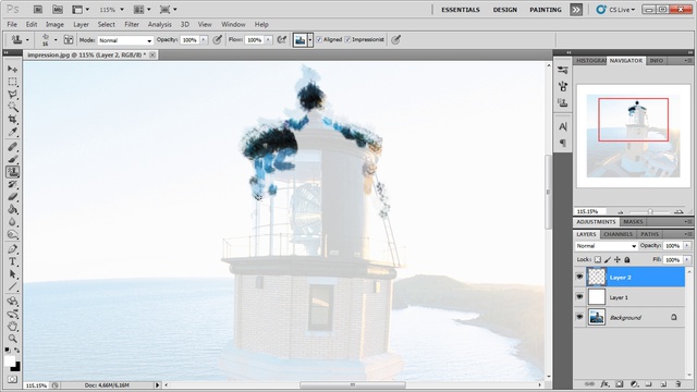 Уроки Photoshop. Имитация живописи