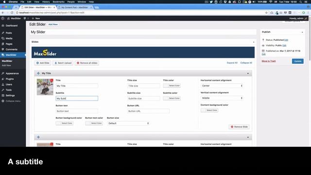 How to install MaxSlider and create your first slider in WordPress смотреть онлайн