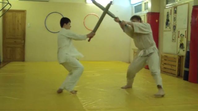 Бои на мечах. Айкидо Ёсинкан тренировка. 15 смотреть онлайн