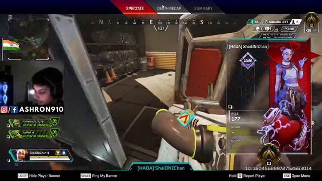 APEX LEGENDS INDIA LIVE | BEST BLOODHOUND PLAYER EVER xD | смотреть онлайн